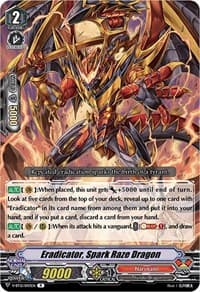 Eradicator, Spark Raze Dragon - V-BT12: Divine Lightning Radiance - Cardfight Vanguard card