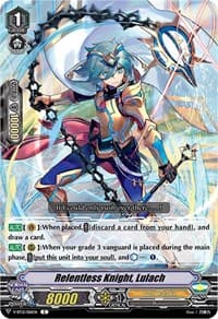 Relentless Knight, Lulach - V-BT12: Divine Lightning Radiance - Cardfight Vanguard card
