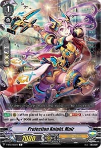 Projection Knight, Muir - V-BT12: Divine Lightning Radiance - Cardfight Vanguard card