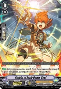 Knight of Early Dawn, Coel - V-BT12: Divine Lightning Radiance - Cardfight Vanguard card