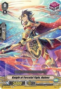 Knight of Forceful Fight, Nalnes - V-BT12: Divine Lightning Radiance - Cardfight Vanguard card