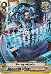 Mercury of Gravitas - V-BT12: Divine Lightning Radiance - Cardfight Vanguard card
