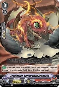 Eradicator, Spring Light Dracokid - V-BT12: Divine Lightning Radiance - Cardfight Vanguard card