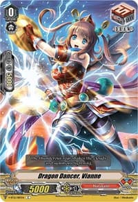 Dragon Dancer, Vianne - V-BT12: Divine Lightning Radiance - Cardfight Vanguard card