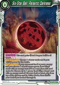 Six-Star Ball, Parasitic Darkness - Vicious Rejuvenation - Dragon Ball Super: Masters card