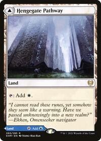 Hengegate Pathway - Kaldheim - Magic: The Gathering card