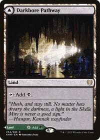 Darkbore Pathway - Kaldheim - Magic: The Gathering card