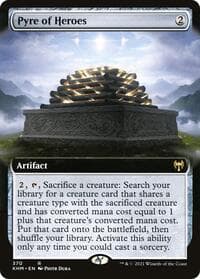 Pyre of Heroes (Extended Art) - Kaldheim - Magic: The Gathering card