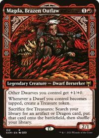 Magda, Brazen Outlaw (Showcase) - Kaldheim - Magic: The Gathering card