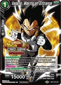 Vegeta, Making an Entrance (Top 16 Winner) - Tournament Promotion Cards - Dragon Ball Super: Masters card