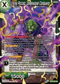 King Piccolo, Dimensional Conqueror - Vicious Rejuvenation - Dragon Ball Super: Masters card