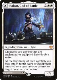 Halvar, God of Battle - Kaldheim - Magic: The Gathering card