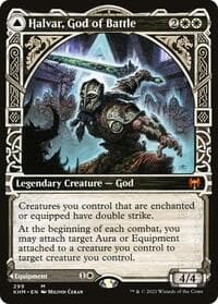 Halvar, God of Battle (Showcase) - Kaldheim - Magic: The Gathering card