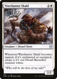 Warchanter Skald - Kaldheim - Magic: The Gathering card