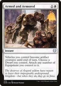 Armed and Armored - Kaldheim - Magic: The Gathering card