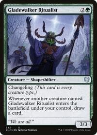 Gladewalker Ritualist - Kaldheim - Magic: The Gathering card