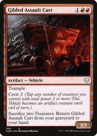 Gilded Assault Cart - Kaldheim - Magic: The Gathering card