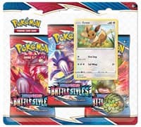 Battle Styles 3 Pack Blister [Eevee] - SWSH05: Battle Styles - Pokemon card