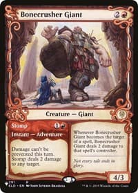 Bonecrusher Giant (Showcase) - The List Reprints - Magic: The Gathering card