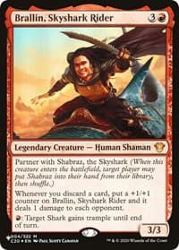 Brallin, Skyshark Rider - The List Reprints - Magic: The Gathering card