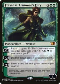 Freyalise, Llanowar's Fury - The List Reprints - Magic: The Gathering card