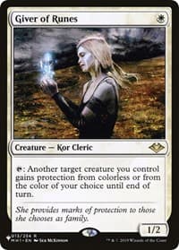 Giver of Runes - The List Reprints - Magic: The Gathering card