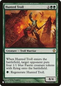 Hunted Troll - The List Reprints - Magic: The Gathering card