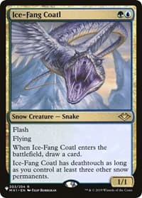 Ice-Fang Coatl - The List Reprints - Magic: The Gathering card