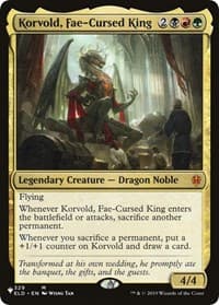 Korvold, Fae-Cursed King - The List Reprints - Magic: The Gathering card