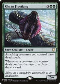 Ohran Frostfang - The List Reprints - Magic: The Gathering card