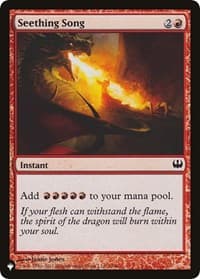 Seething Song (DDG) - The List Reprints - Magic: The Gathering card