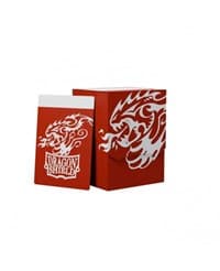 Dragon Shield Deck Shell - Dual-Colored Red/Black (Holds 80+) - Dragon Shield Deck Boxes - Deck Boxes card