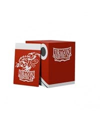 Dragon Shield Double Shell - Red/Black (Holds 100+) - Dragon Shield Deck Boxes - Deck Boxes card
