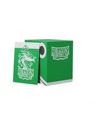 Dragon Shield Double Shell - Green/Black (Holds 100+) - Dragon Shield Deck Boxes - Deck Boxes card