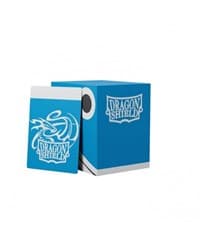 Dragon Shield Double Shell - Blue/Black (Holds 100+) - Dragon Shield Deck Boxes - Deck Boxes card