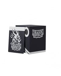 Dragon Shield Double Shell - Black/Black (Holds 100+) - Dragon Shield Deck Boxes - Deck Boxes card