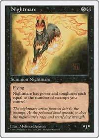 Nightmare - Fifth Edition - Magic: The Gathering card