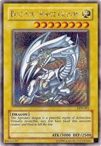 Blue-Eyes White Dragon (Dark Duel Stories) - Yu-Gi-Oh! Video Game Promotional Cards - YuGiOh card