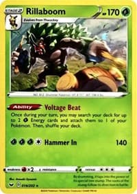 Rillaboom - 014/202 (Cosmos Holo) - Miscellaneous Cards & Products - Pokemon card