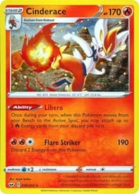 Cinderace - 034/202 (Cosmos Holo) - Miscellaneous Cards & Products - Pokemon card