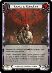 Reduce to Runechant (Blue) - LGS040 - Flesh and Blood: Promo Cards - Flesh and Blood TCG card