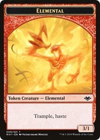 Elemental (009) // Goblin Double-Sided Token - Modern Horizons - Magic: The Gathering card