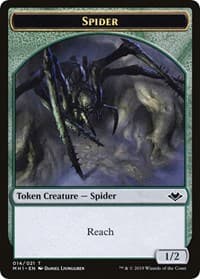 Spider // Spirit Double-Sided Token - Modern Horizons - Magic: The Gathering card