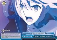 Belief in Her "Choice" - Fate/Grand Order Absolute Demonic Front: Babylonia - Weiss Schwarz card