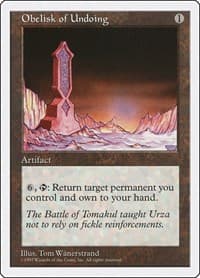 Obelisk of Undoing - Fifth Edition - Magic: The Gathering card