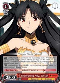 Reassuring Ally, Ishtar - Fate/Grand Order Absolute Demonic Front: Babylonia - Weiss Schwarz card