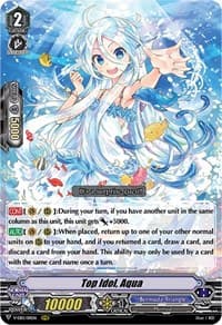 Top Idol, Aqua - V-EB15: Twinkle Melody - Cardfight Vanguard card
