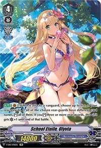 School Etoile, Olyvia (Swimsuit SP) - V-EB15: Twinkle Melody - Cardfight Vanguard card