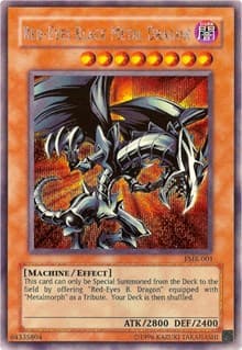 Red-Eyes Black Metal Dragon (Forbidden Memories) - Yu-Gi-Oh! Video Game Promotional Cards - YuGiOh card