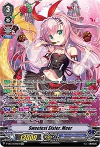 Sweetest Sister, Meer (OCR) - V-EB15: Twinkle Melody - Cardfight Vanguard card
